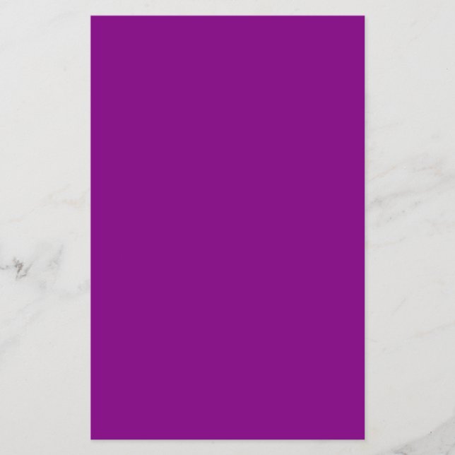 Personalized Solid Purple Flyer for Any Occasion (Front)