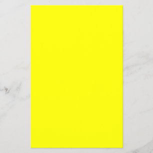 Personalized Solid Yellow Flyer for Any Occasion