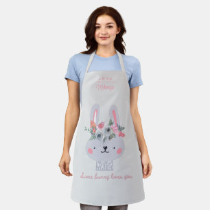 Personalized Some Bunny Loves You Ladies' Apron