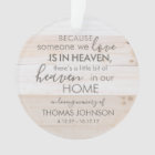 Personalized Someone In Heaven Acrylic Ornament