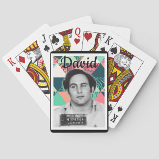 Personalized Son of Sam Berkowitz Artwork Playing Cards