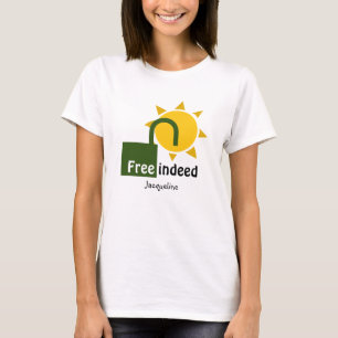 Personalized SON SETS FREE INDEED Christian T-Shirt