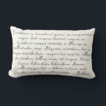 Personalized song lyric poem lumbar pillow<br><div class="desc">Customize this pillow with your favourite song lyrics or poem. A special song lyrics gift that will warm the heart for years to come.</div>