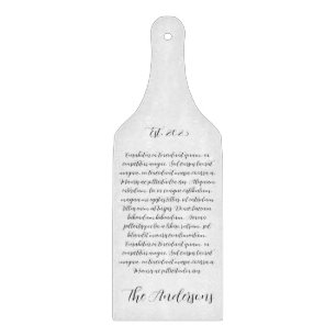 Personalized Song Lyrics Glass Charcuterie Board