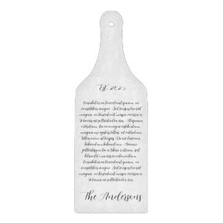 Personalized Song Lyrics Glass Charcuterie Board