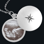 Personalized Sonogram Necklace<br><div class="desc">When you're not quite ready to tell the world but still want to keep the 'tiny little miracle in the making' close to your heart all day long. . . .</div>