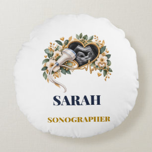 Personalized Sonographer Pillow  custom name-year
