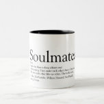 Personalized Soulmates Definition Two-Tone Coffee  Mug<br><div class="desc">The perfect gift for true soulmates. Designed by Thisisnotme©</div>