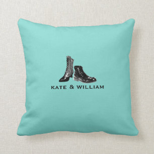 Personalized Soulmates Pillow Blue