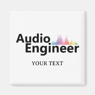 Personalized Sound Engineer Audio Engineering Magnet