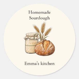 Personalized Sourdough Bread Kitchen Label