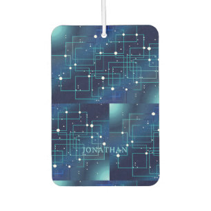 Personalized Space Circuit Board Air Freshener