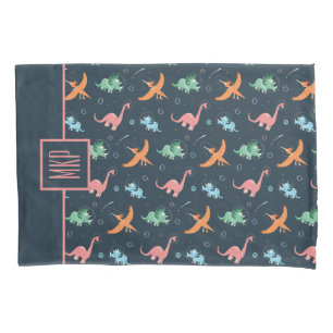 Personalized Space Dinosaur Pattern Pillowcase