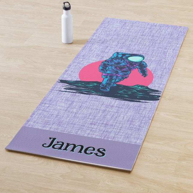 Personalized Space Explorer  Yoga Mat (In Situ)