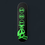 Personalized Space Gun Skateboard<br><div class="desc">kids retro toy space gun graphic skateboard deck  - personalize with recipient's initials</div>