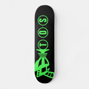 Personalized Space Gun Skateboard