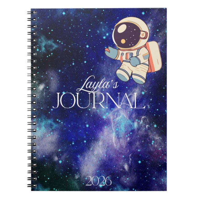 Personalized Space Journal (Front)