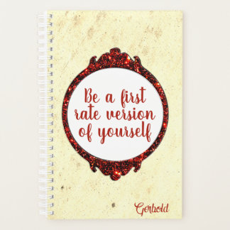 Personalized Space Mirror Gem Planner