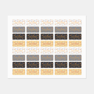 Personalized Space Name Labels neutral Set