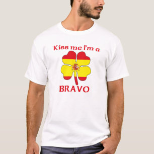 Personalized Spanish Kiss Me I'm Bravo T-Shirt