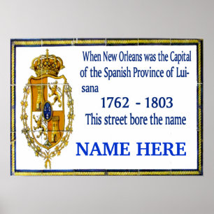 Personalized Spanish Mural Poster