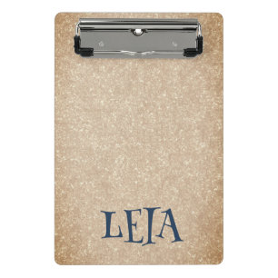 Personalized Spanish Vanilla Paper Mini Clipboard