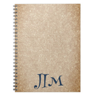 Personalized Spanish Vanilla Paper Notebook