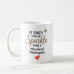 Personalized Sparkle Physical Therapist Coffee Mug