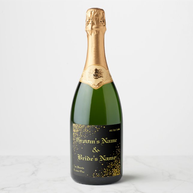 Personalized Sparkling Wine Label (Front)