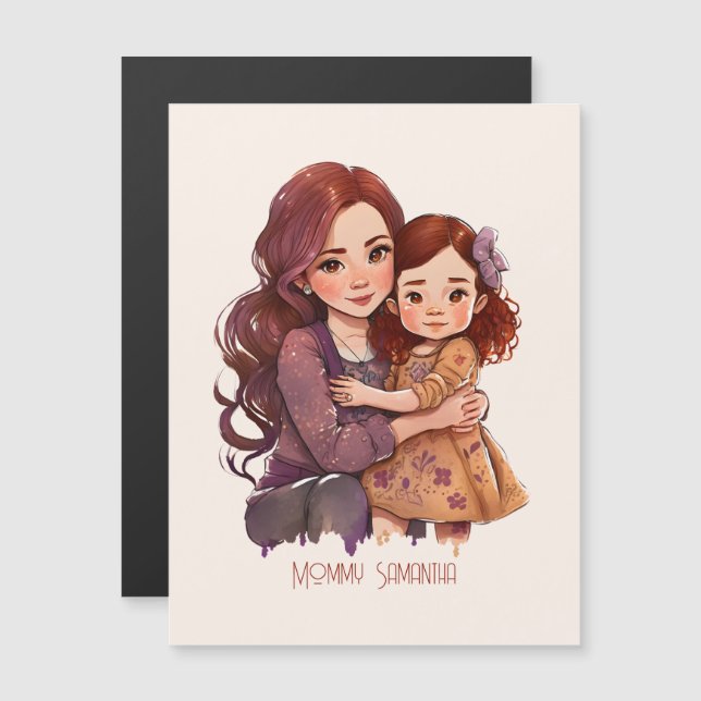 Personalized Sparkly Mother and Daughter (Front/Back)