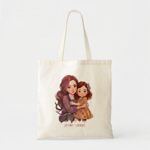Personalized Sparkly Mother and Daughter Tote Bag
