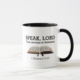 Personalized SPEAK LORD Christian Mug
