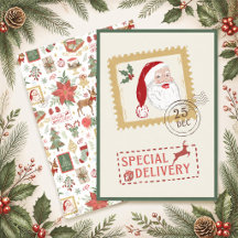 Personalized Special Delivery Santa Christmas