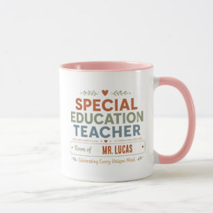 Personalized Special Education Teacher Coffee Mug
