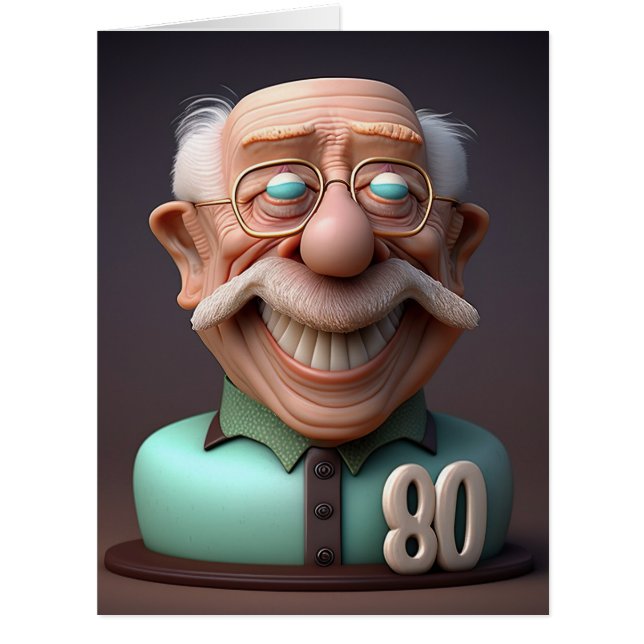 Personalized Special Funny 80years old Birthday (Front)