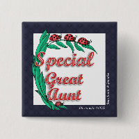 Personalized Special Great Aunt Ladybugs