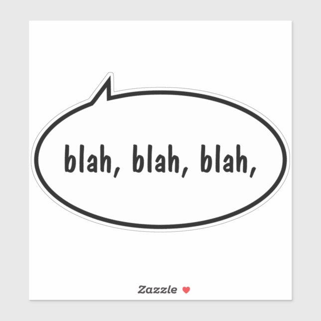 Personalized Speech Bubble (Sheet)