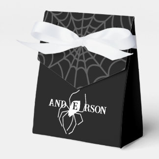 Personalized Spider Web  Favor Box