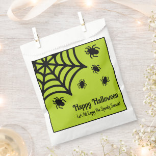 Personalized Spiderweb Halloween Favour Bag