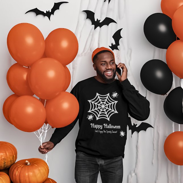 Personalized Spiderweb Halloween Sweatshirt (Creator Uploaded)