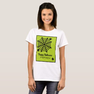 Personalized Spiderweb Halloween T-Shirt