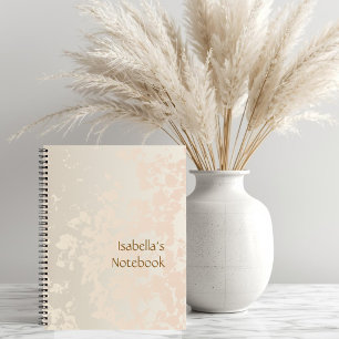 Personalized spiral notebook