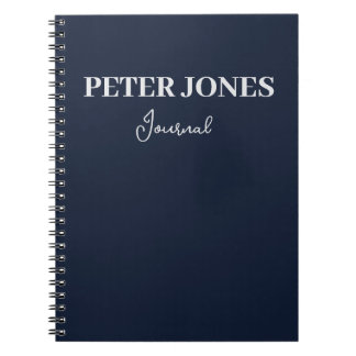 Personalized Spiral Notebook Journal