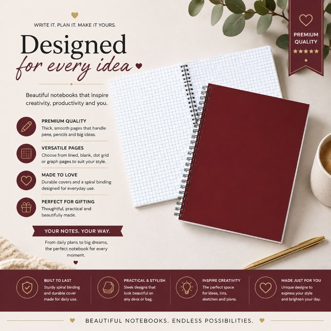 Personalized Spiral Notebook Journal (Creator Uploaded)