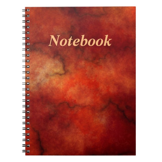 Personalized Spiral Notebook with Your Monochrome  (Front)