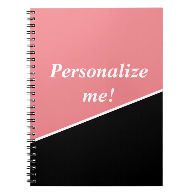 Personalized Spiral Photo Notebook (Front)