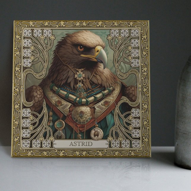 Personalized Spirit Eagle Tribal Altarpiece Tile (Creator Uploaded)