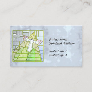 Personalized spiritual advisor business cards