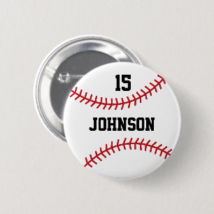 Personalized Sport Baseball / Softball  Button