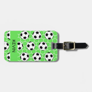 Personalized Sport Soccer ball Luggage Tag